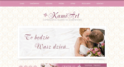 Desktop Screenshot of kontakt.kamiart.pl