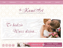 Tablet Screenshot of kamiart.pl